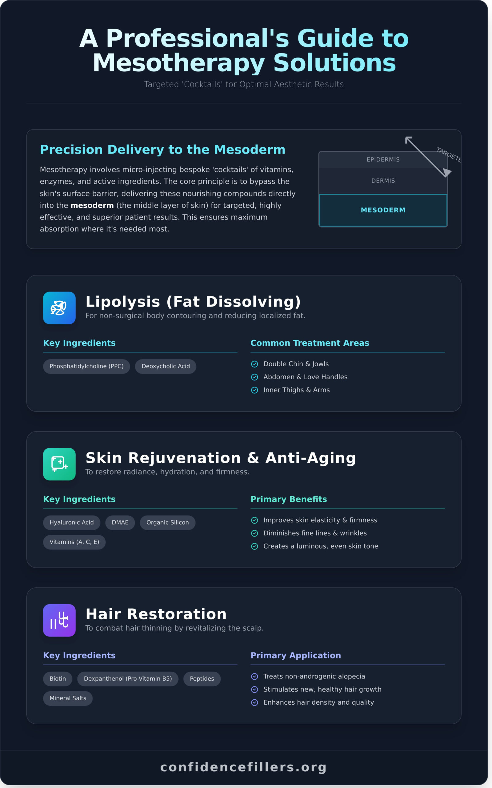 Mesotherapy Solutions for Sale: A Professional Sourcing Guide - Infographic