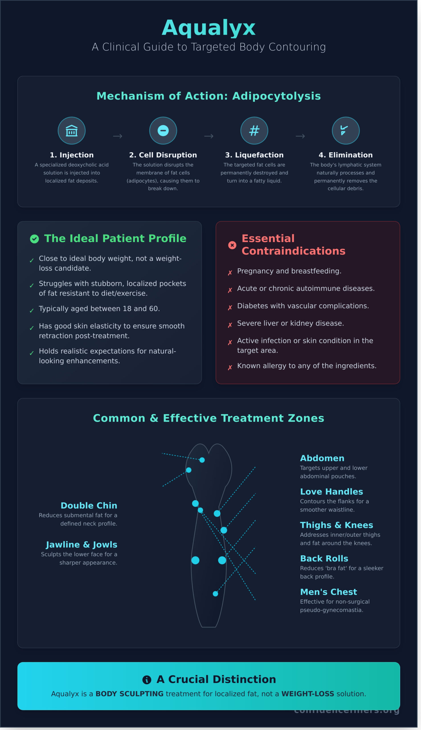 What Is Aqualyx? A Professional’s Guide to Body Contouring - Infographic